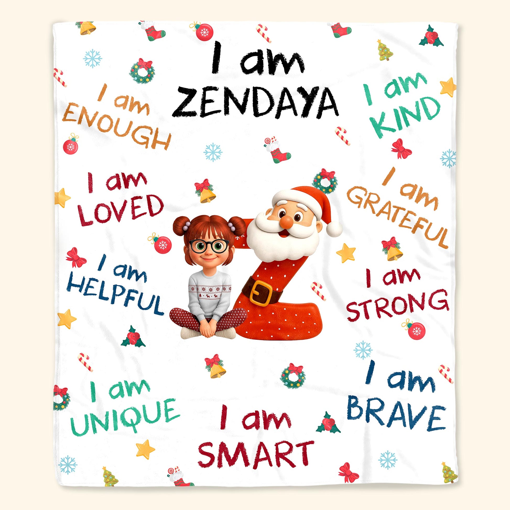 I Am Loved, I Am Brave, Santa and Elf