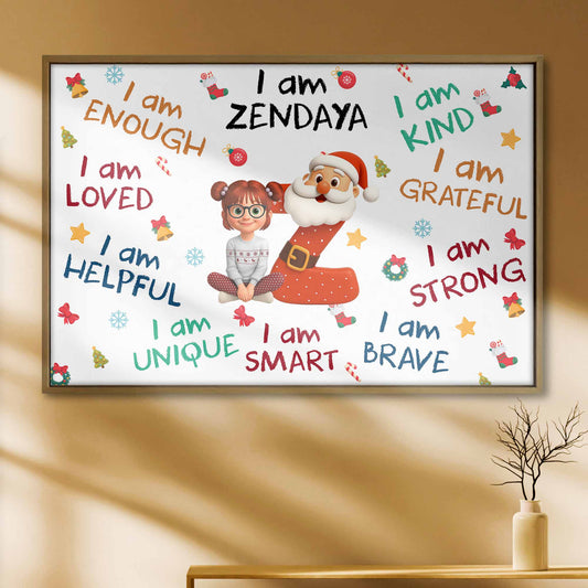 I Am Enough, Loved, Helpful, Unique, Smart, Kind, Grateful, Strong, Brave