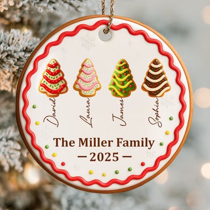 Festive Trees Brighten The Miller Home Christmas Keepsake