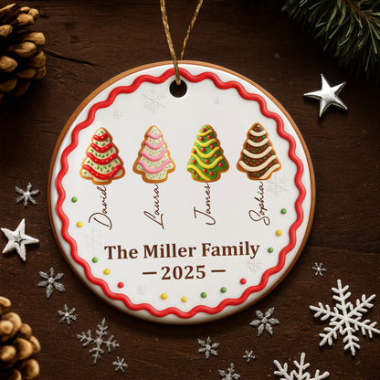 Festive Trees Brighten The Miller Home Christmas Keepsake