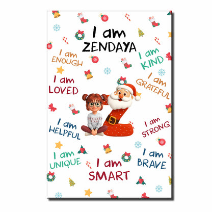 I Am Enough, Loved, Helpful, Unique, Smart Poster