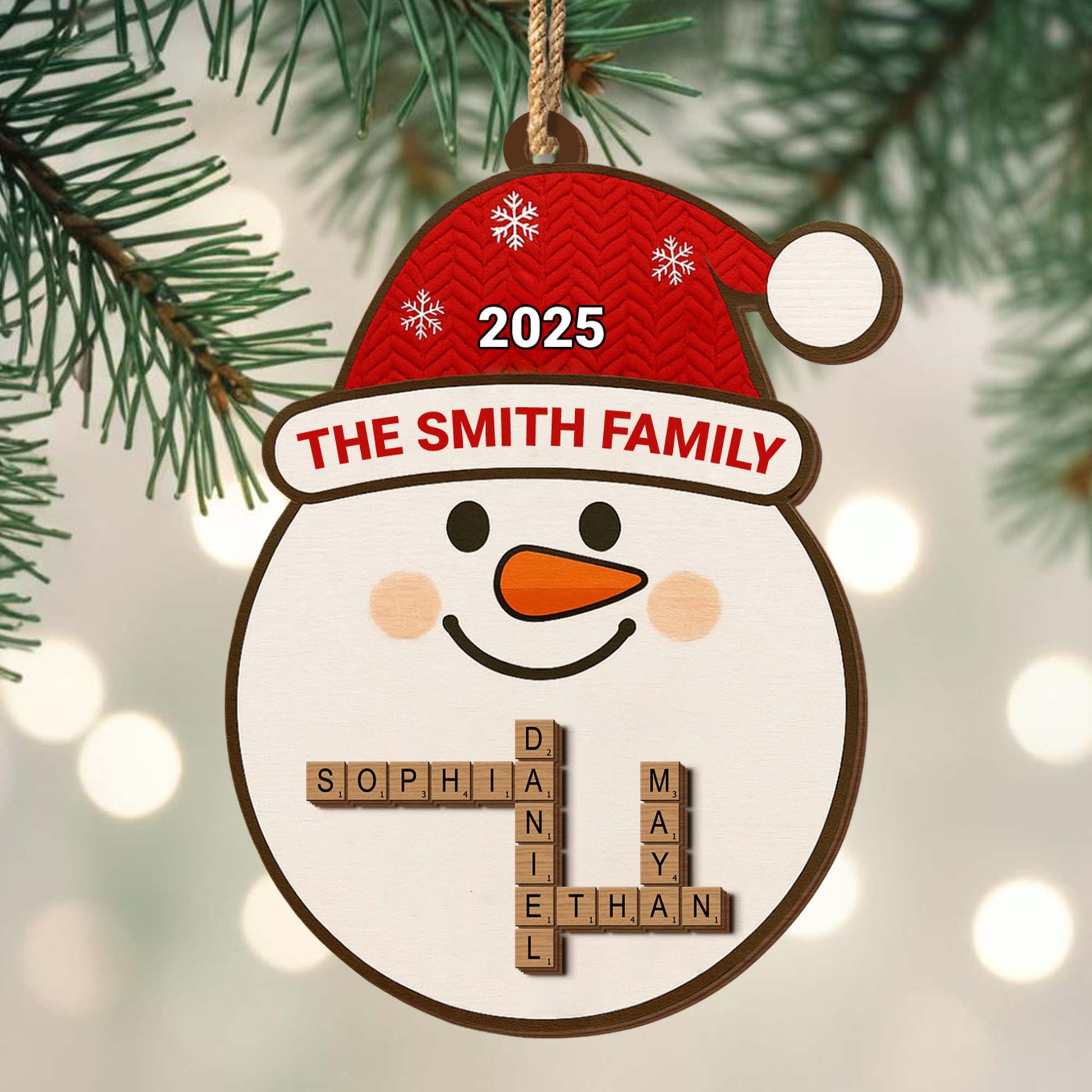 Celebrate The Festive Season With Snowman And Snowflakes