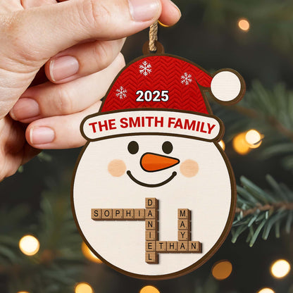 Celebrate The Festive Season With Snowman And Snowflakes