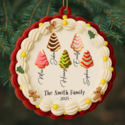 Celebrate The Festive Season With Christmas Trees And Gingerbread Man