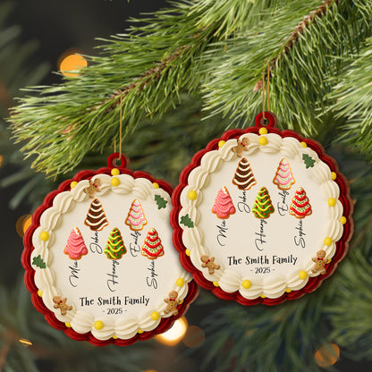 Celebrate The Festive Season With Christmas Trees And Gingerbread Man