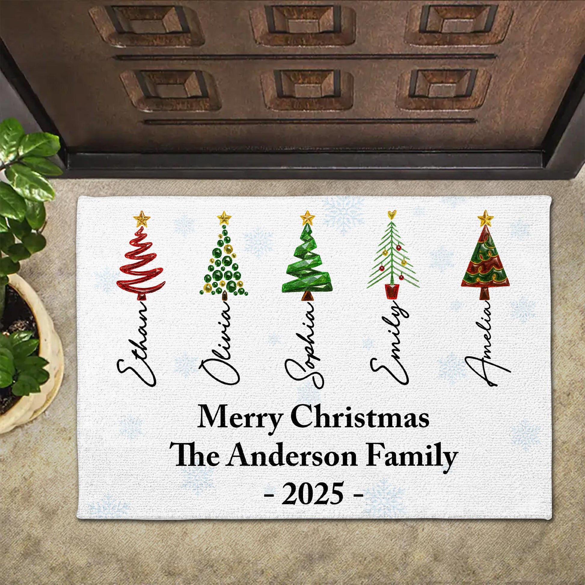 Merry Christmas The Anderson Family Christmas Trees