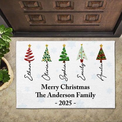 Merry Christmas The Anderson Family Christmas Trees