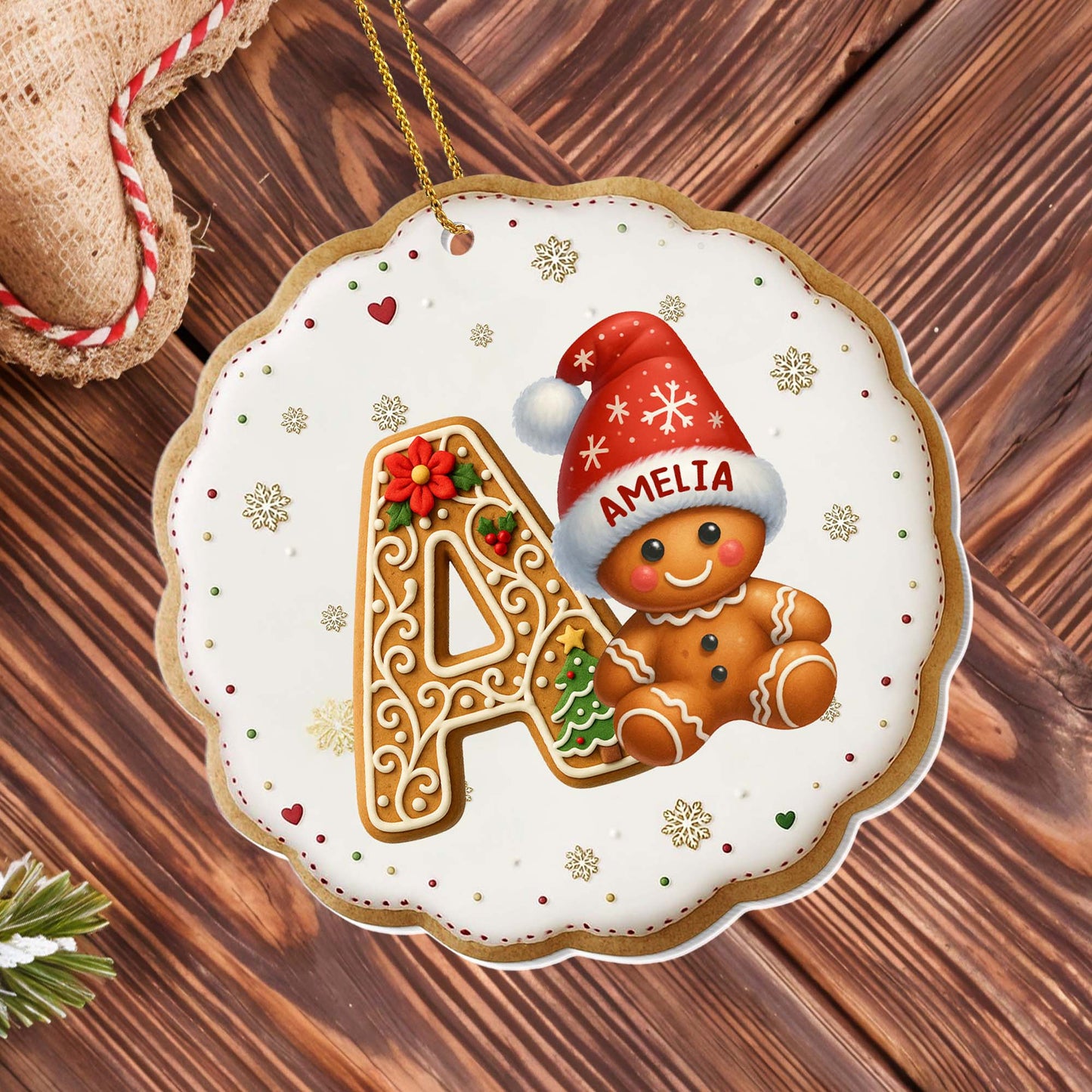 Capture Sweet Memories With Gingerbread and Christmas Hat