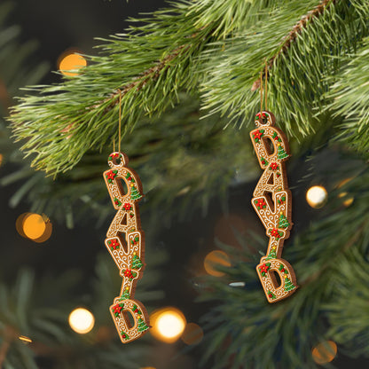 Celebrate The Holidays With Gingerbread Letter Ornaments
