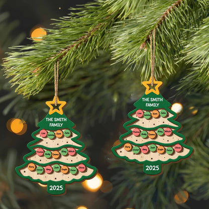 Celebrate Your Family With A Christmas Tree Ornament