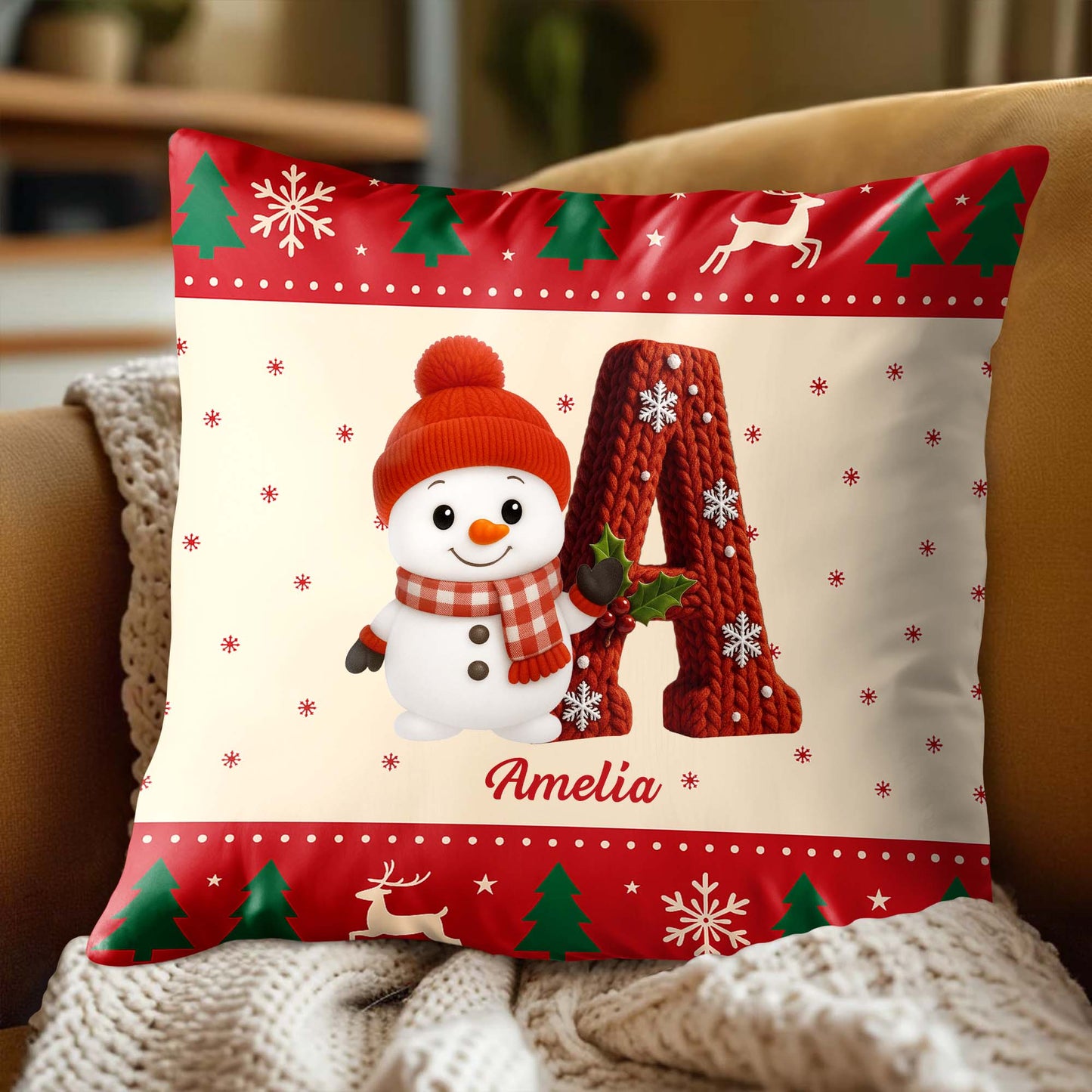 Celebrate The Warmth Of The Season With Snowman And Holiday Trees