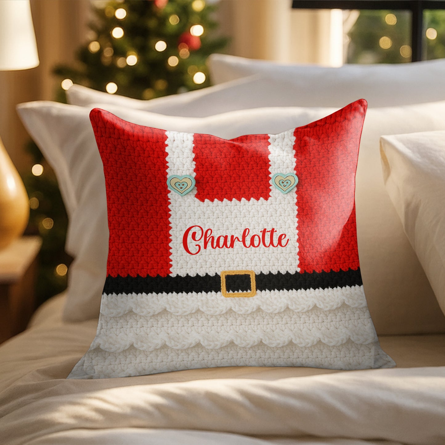 Cozy Santa Suit Design Festive Holiday Decor