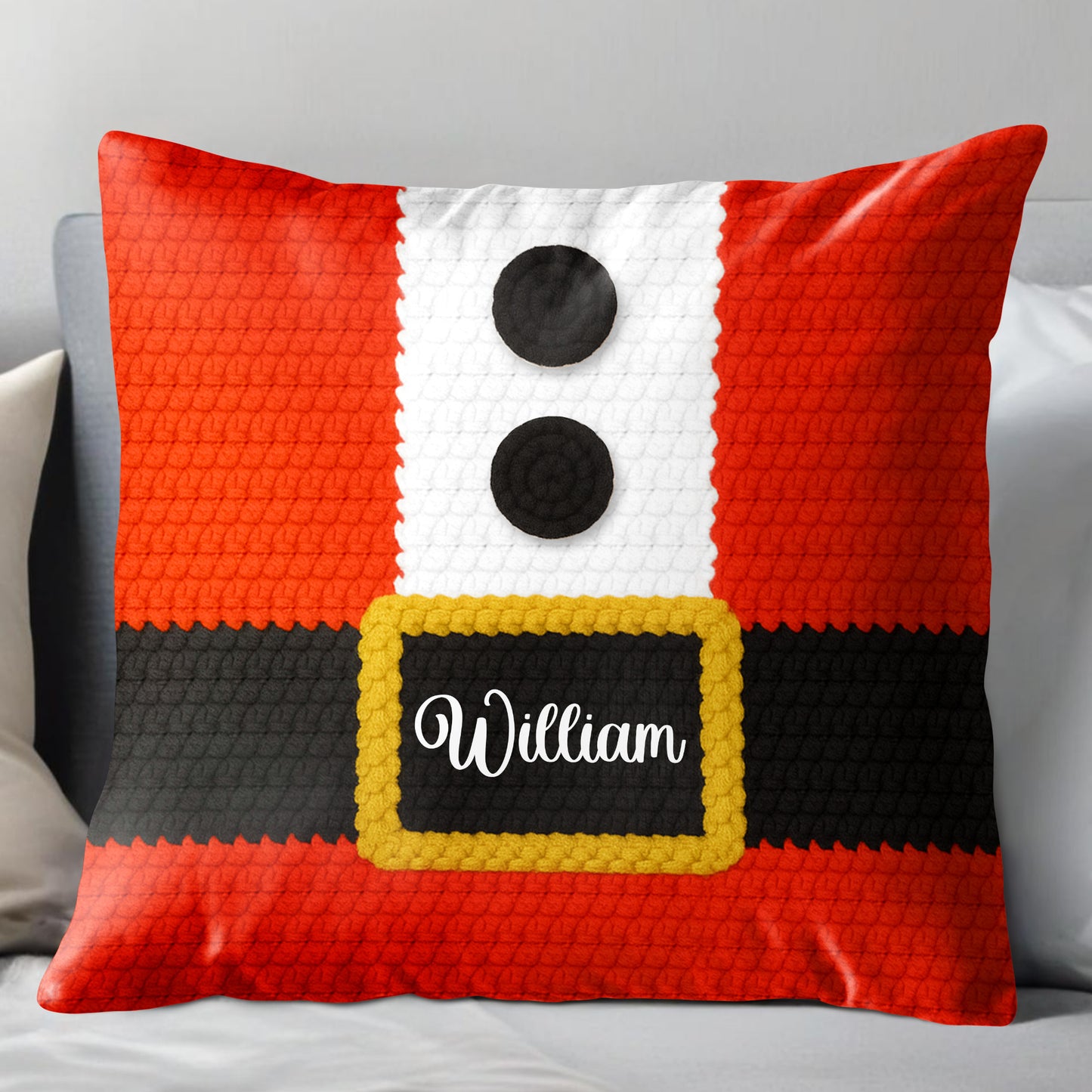 Create A Festive Atmosphere With This Customizable Snowman Pillow