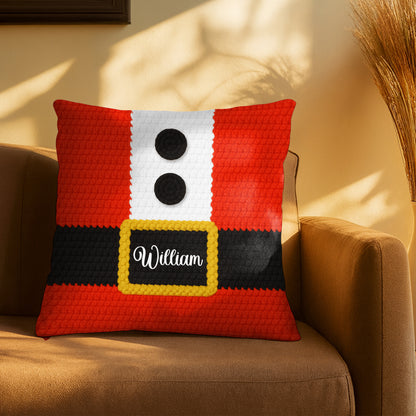 Create A Festive Atmosphere With This Customizable Snowman Pillow
