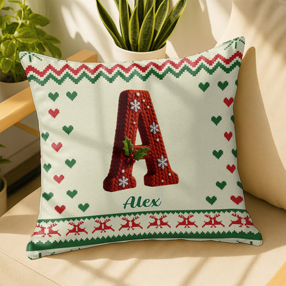 Celebrate The Festive Season With Holiday Motifs Pillow