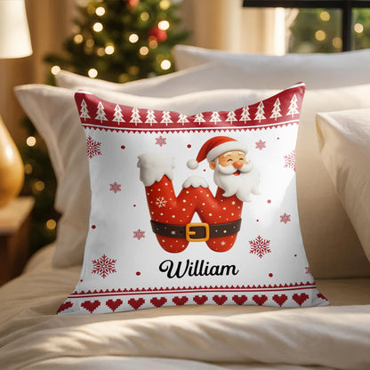 Charming Santa Claus Holiday Festive Pillow