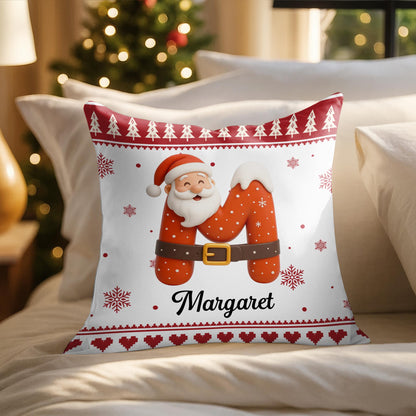 Charming Santa Claus Holiday Festive Pillow