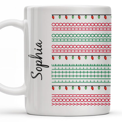 Customizable Name With Festive Light Strings