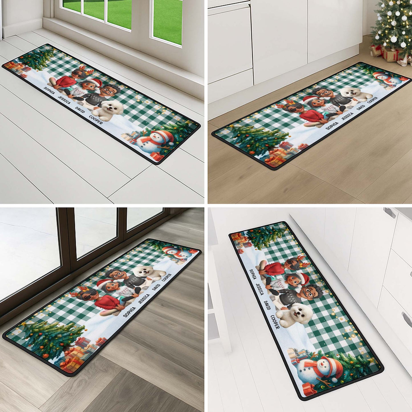 Capture Holiday Memories, Christmas Presents Snowman And Tree