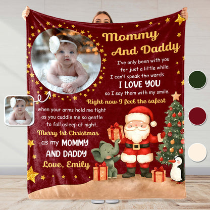 Merry 1st Christmas As My Mommy And Daddy I Love You