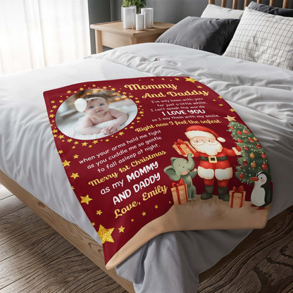 Merry 1st Christmas As My Mommy And Daddy I Love You