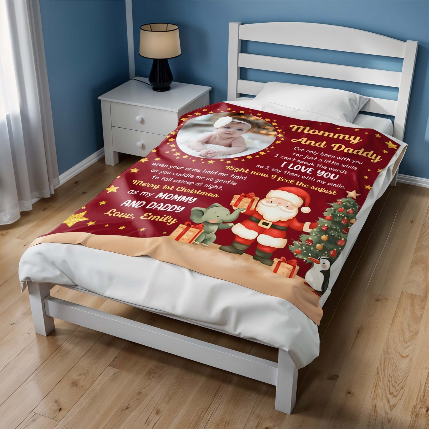 Merry 1st Christmas As My Mommy And Daddy I Love You