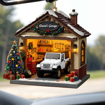 Capture The Spirit Of The Holidays With A Custom Garage Scene