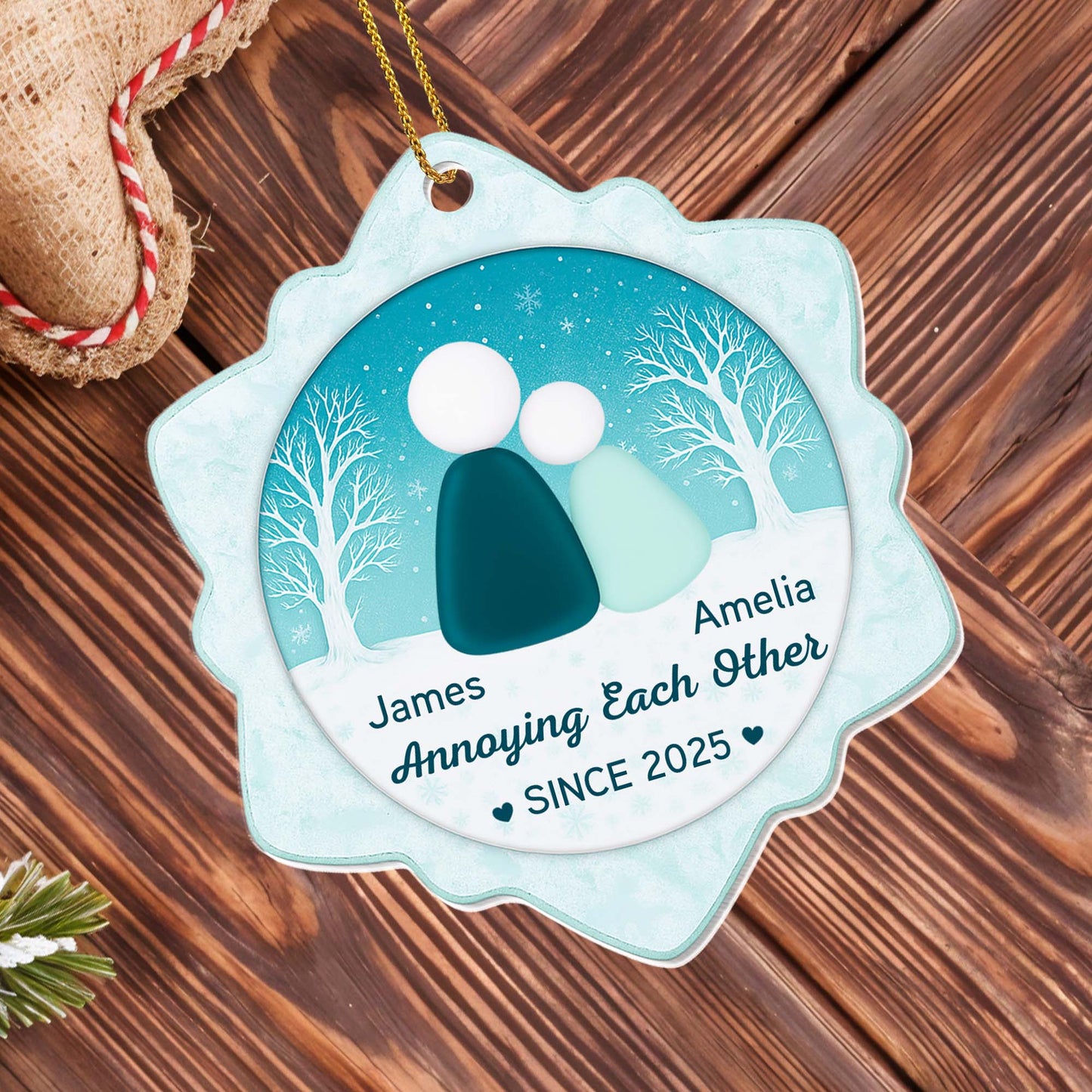 Annoying Each Other, Winter Trees and Snow Design