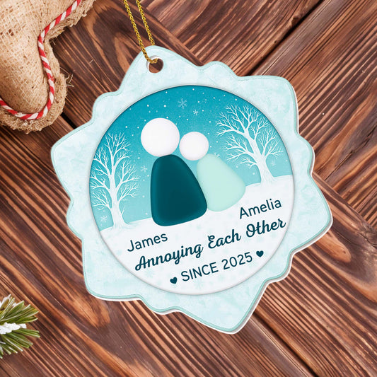 Annoying Each Other, Winter Trees and Snow Design