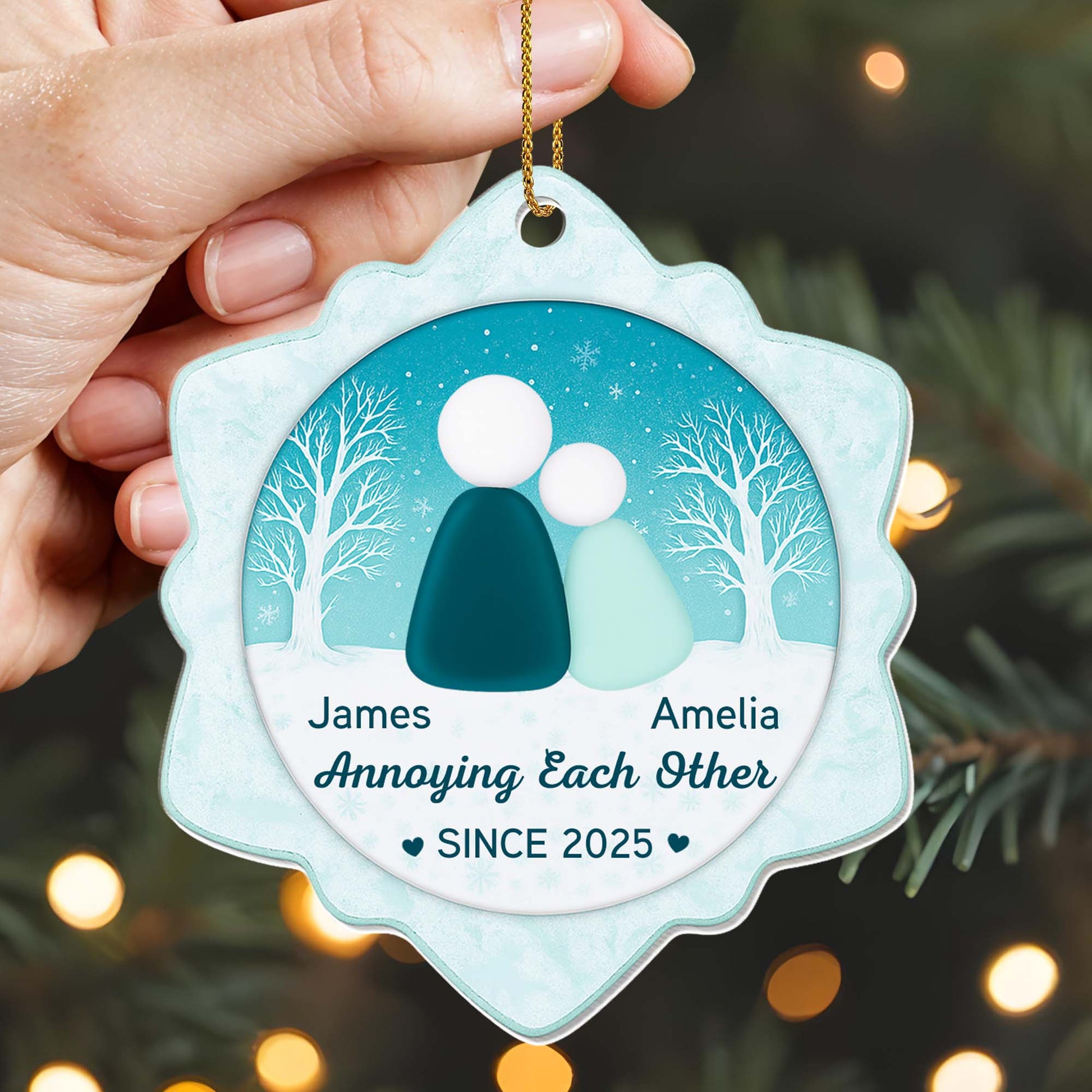 Annoying Each Other, Winter Trees and Snow Design