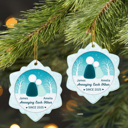 Annoying Each Other, Winter Trees and Snow Design