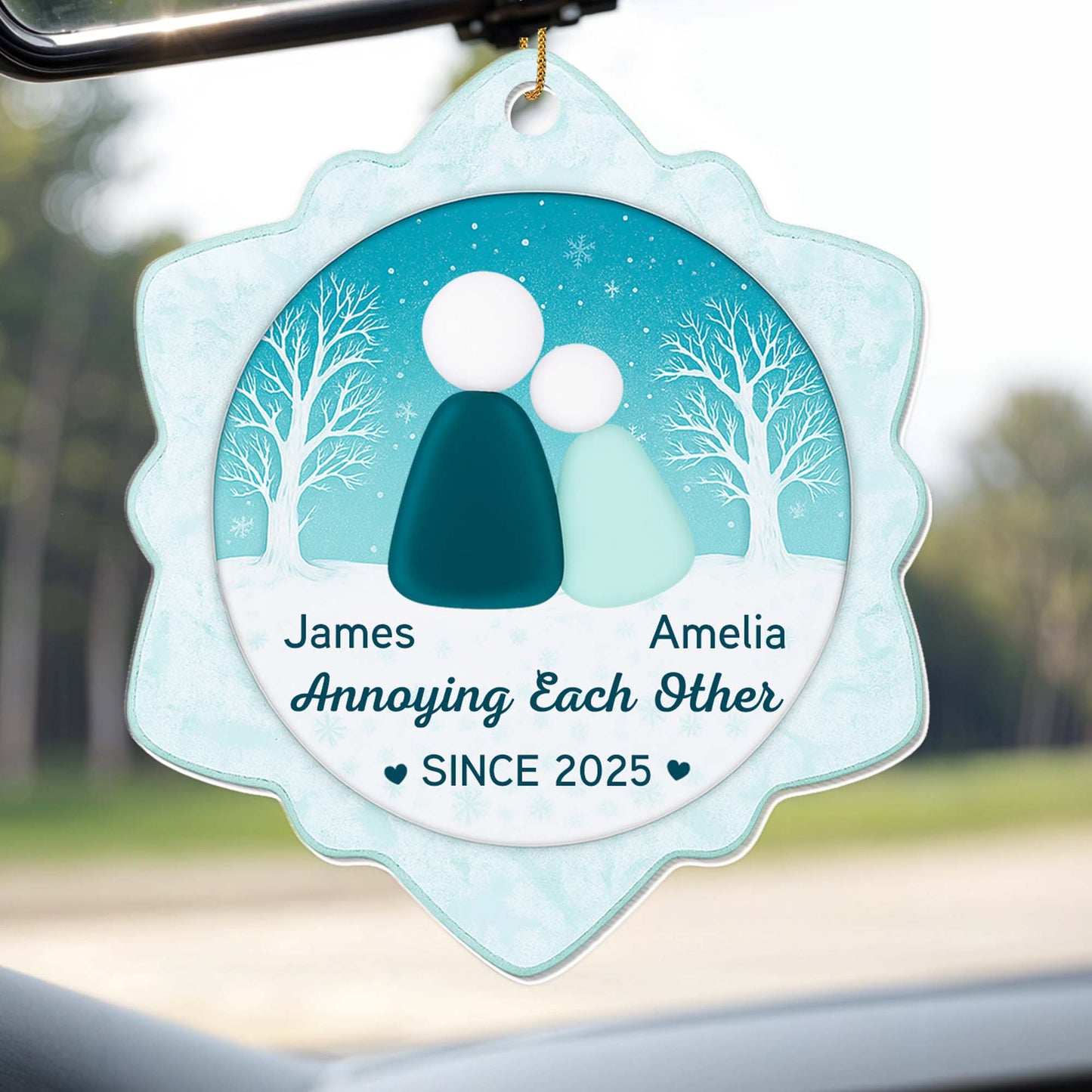 Annoying Each Other, Winter Trees and Snow Design