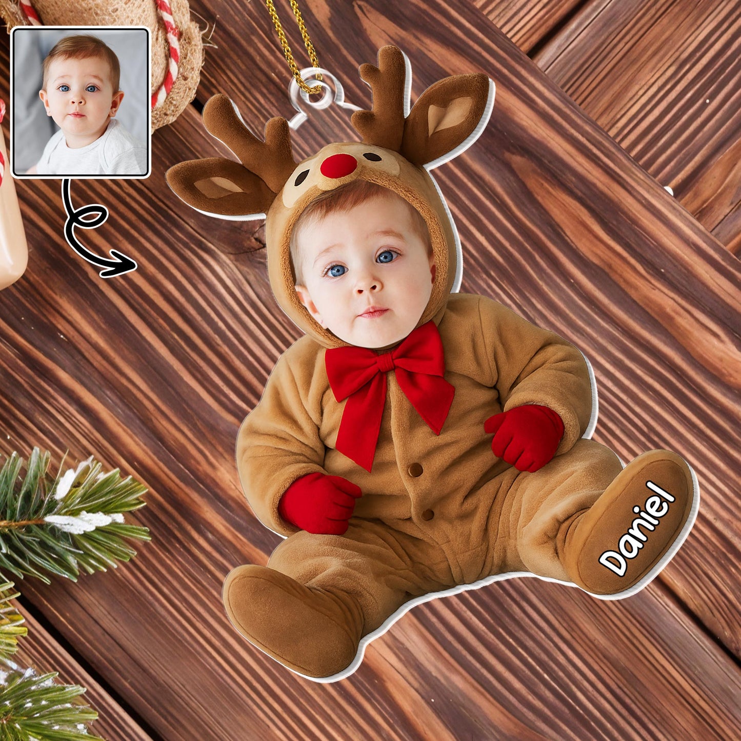 Capture Your Little One's Perfect Moments, Baby In Reindeer Costume