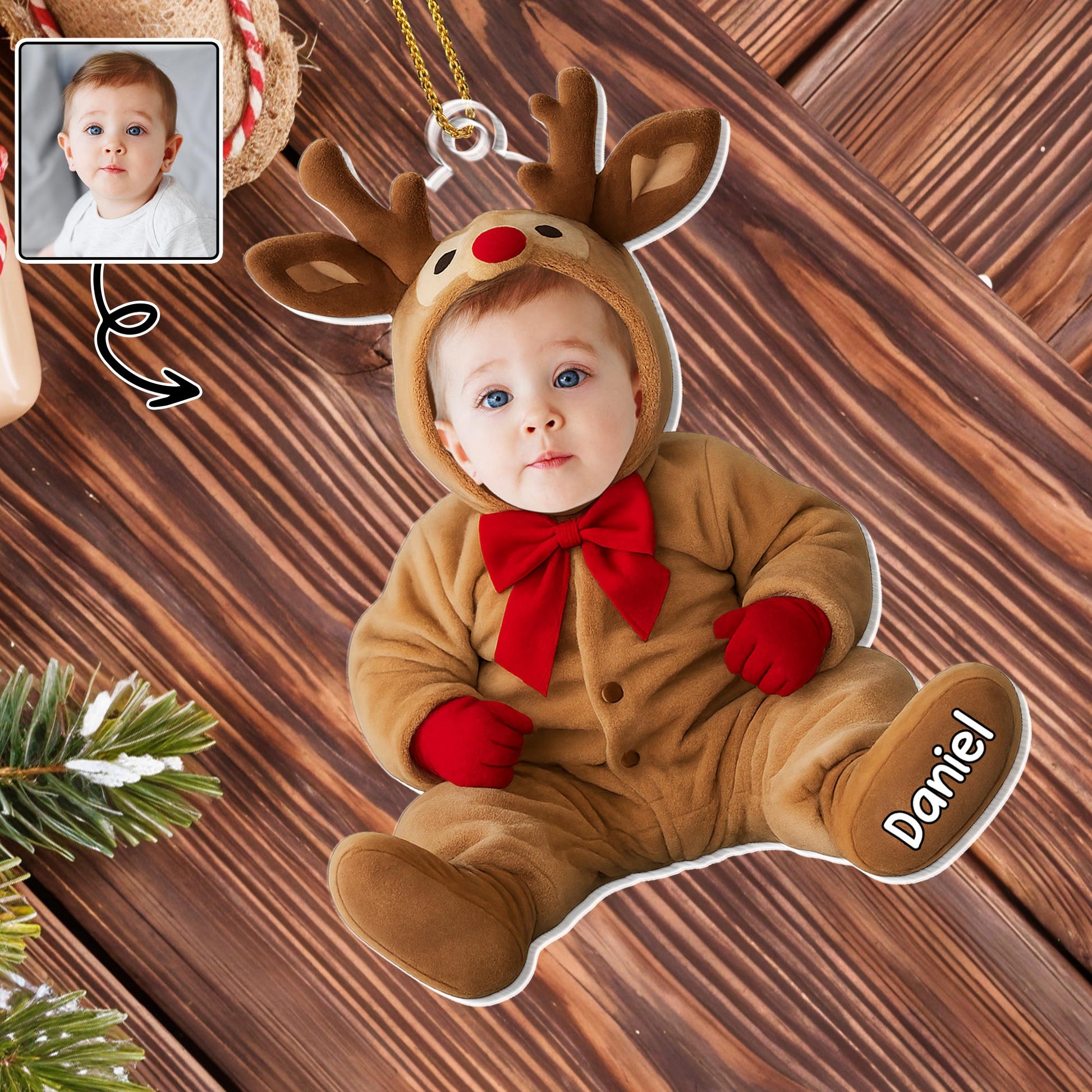 Capture Your Little One's Perfect Moments, Baby In Reindeer Costume