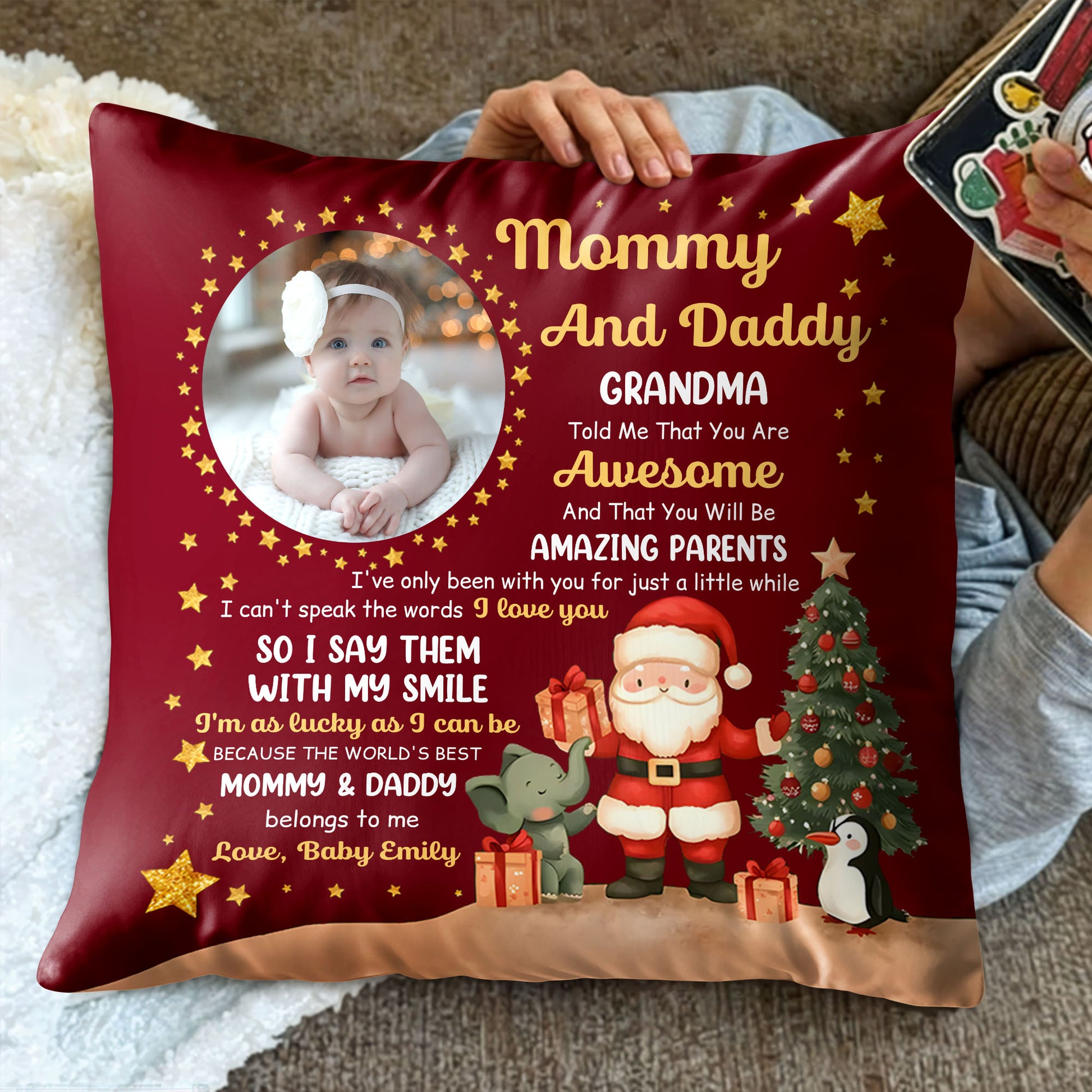 Mommy And Daddy, Grandma Told Me That You Are Awesome, Santa Claus And Gifts