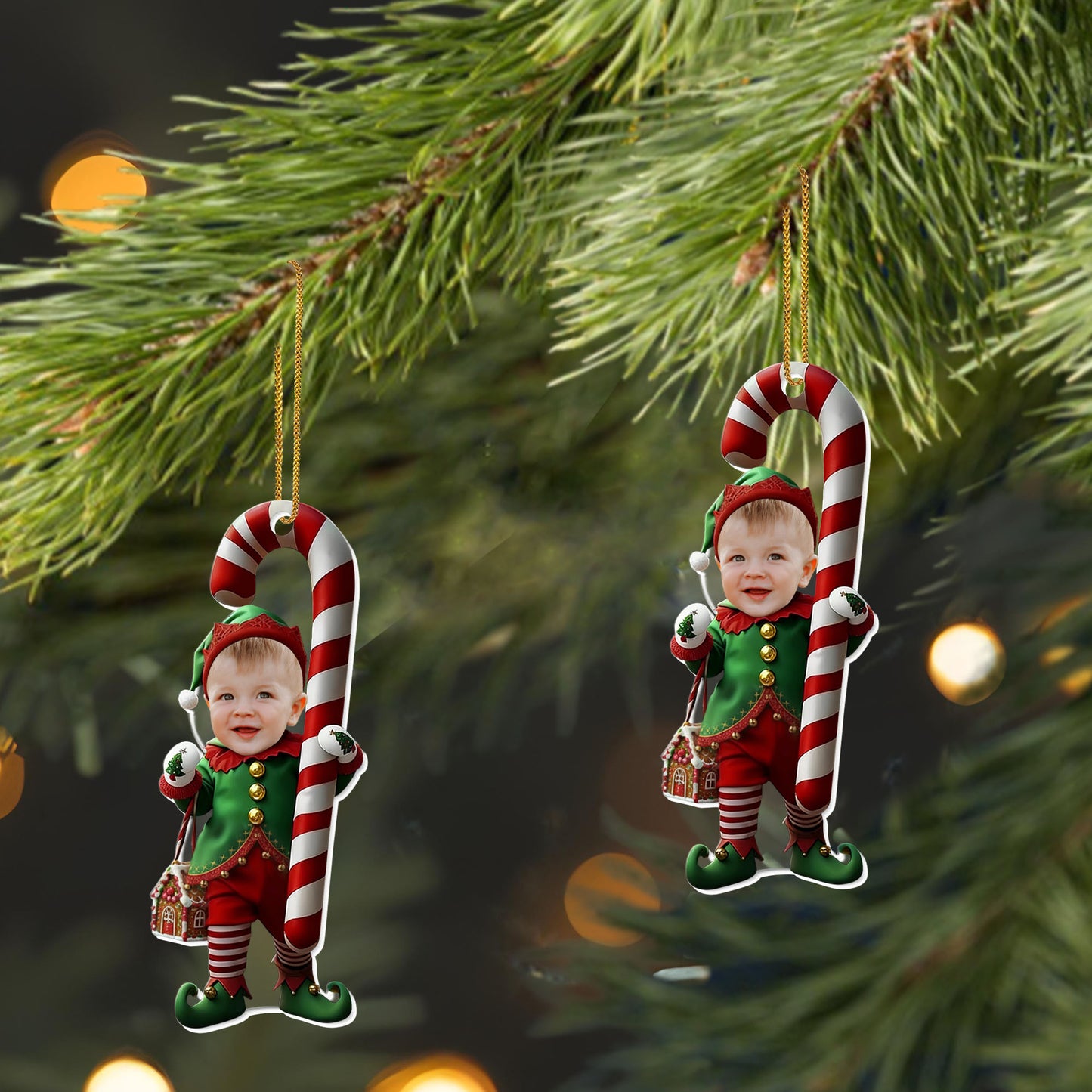 Celebrate Christmas With This Cheerful Baby Elf Ornament