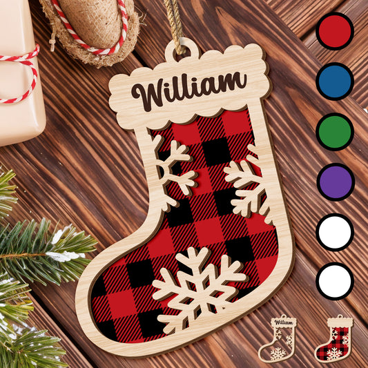 Snowflake Stocking Ornament