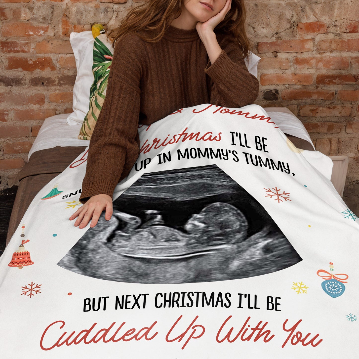This Christmas I'll Be Snuggled Up In Mommy's Tummy