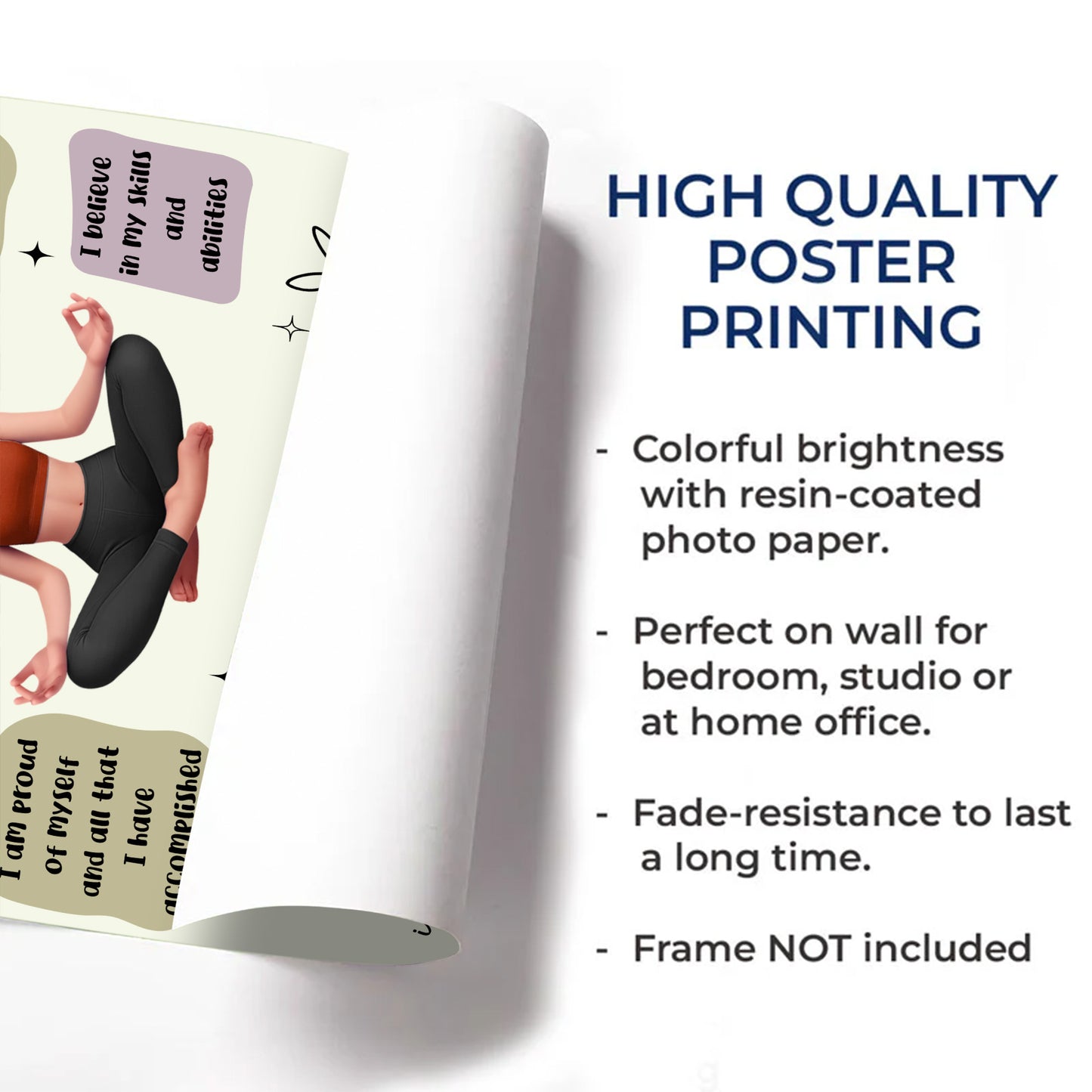 My Morning Affirmations, Girl And Inspirational Words