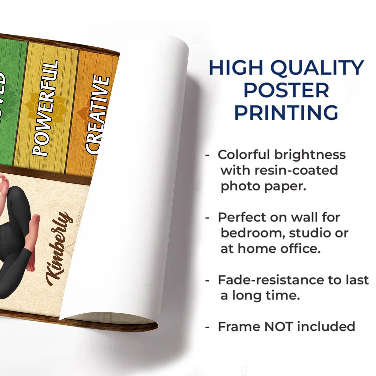 I Am Divine, Intuitive, Yoga And Chakras Inspired Poster