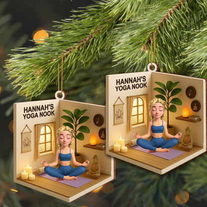 Create Your Peaceful Yoga Space Ornament
