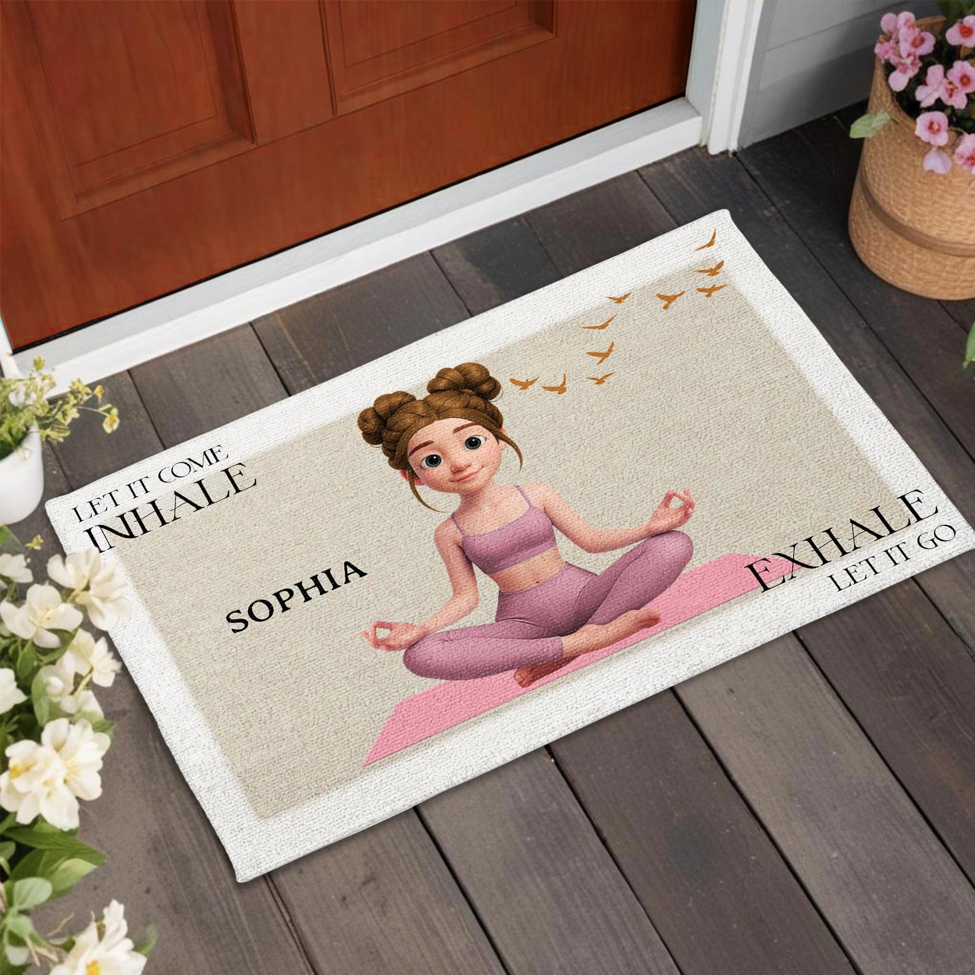 Let It Come Inhale Exhale Let It Go, Yoga and Birds