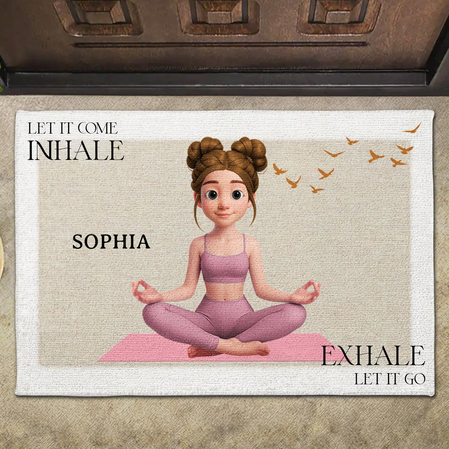 Let It Come Inhale Exhale Let It Go, Yoga and Birds