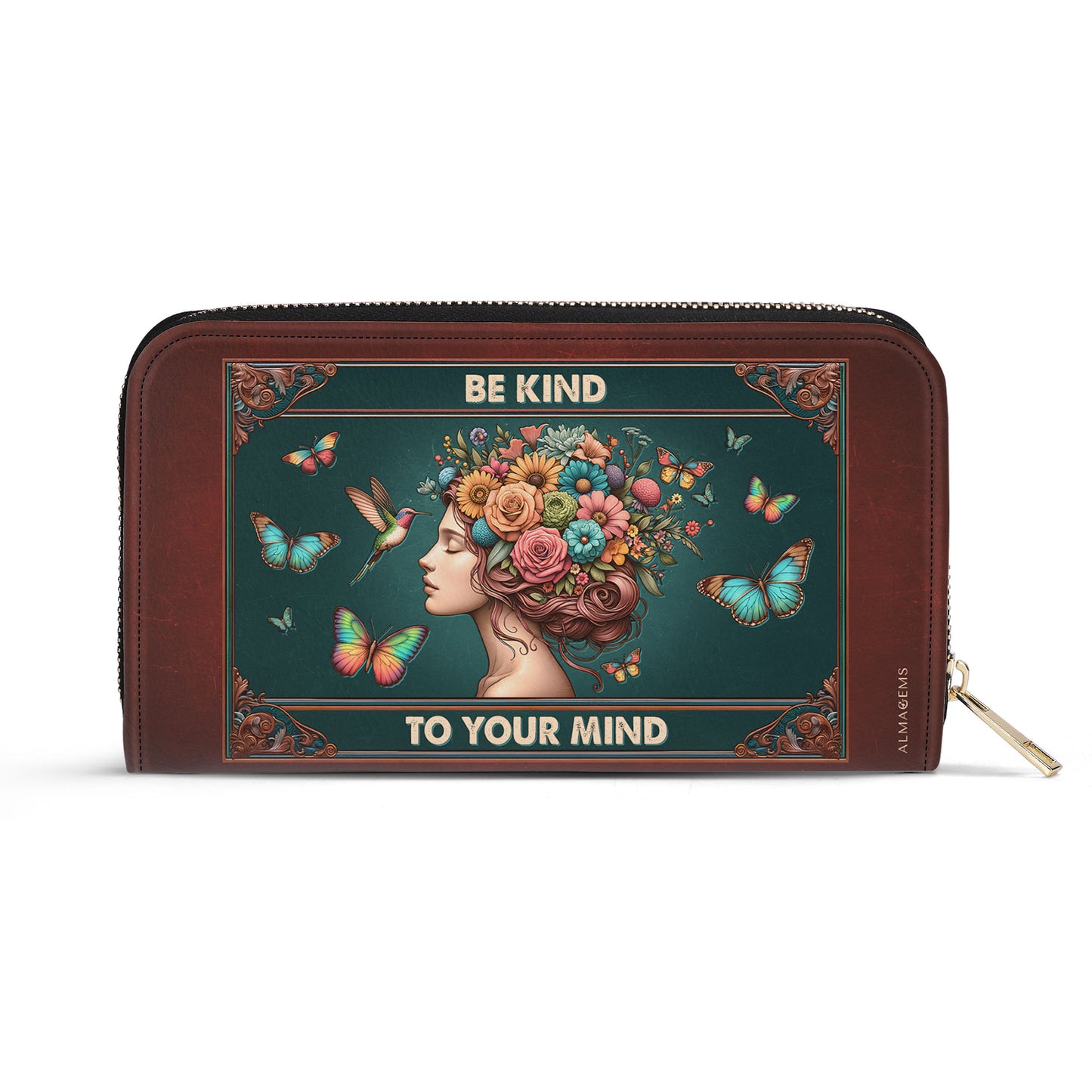 Be Kind - Women Leather Wallet - ag23WL