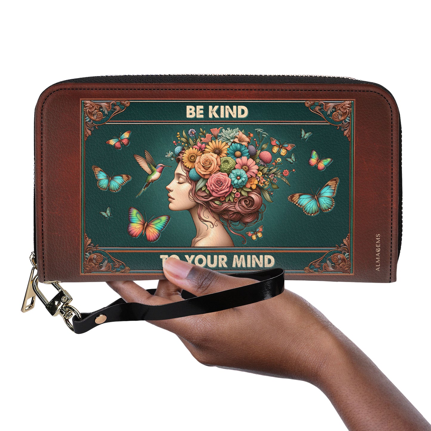 Be Kind - Women Leather Wallet - ag23WL