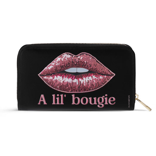 A Lil' Bougie - Women Leather Wallet - bougie01WL