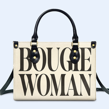 Bougie Woman - Personalized Custom Leather Handbag - bougie02