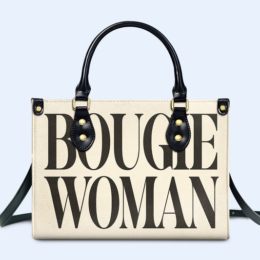 Bougie Woman - Personalized Leather Handbag - bougie02
