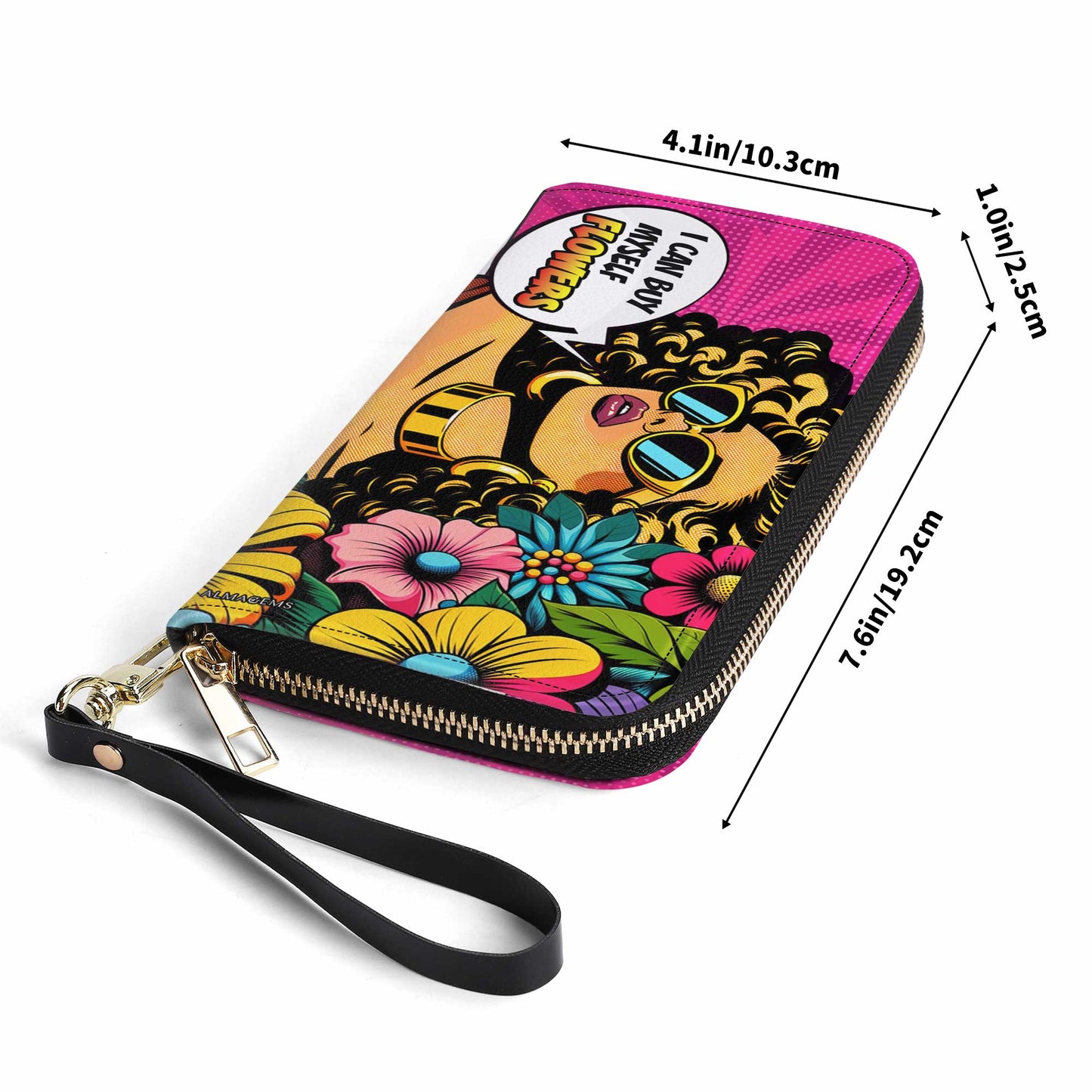 I Can Buy Myself Flowers - Cartera de piel para mujer - buyf06WL