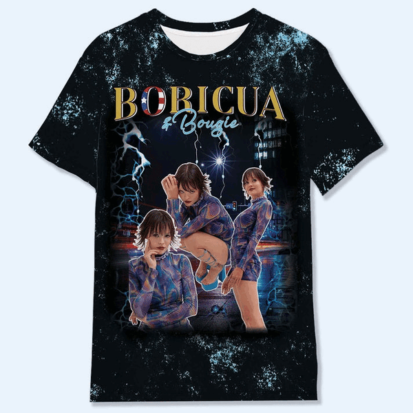Boricua Bootleg T-Shirt - Personalized Custom Unisex All-Over Printed T-Shirt - HS025_3T
